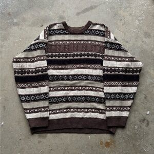 Vintage 90s “Coogi” Style Grandpa Knit